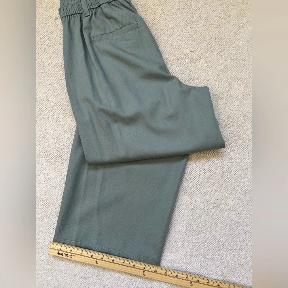 🆕Madewell Women’s The Neale Straight-Leg Pant in Drapeweave Overcast(Blue)Size 2 - Picture 10 of 16